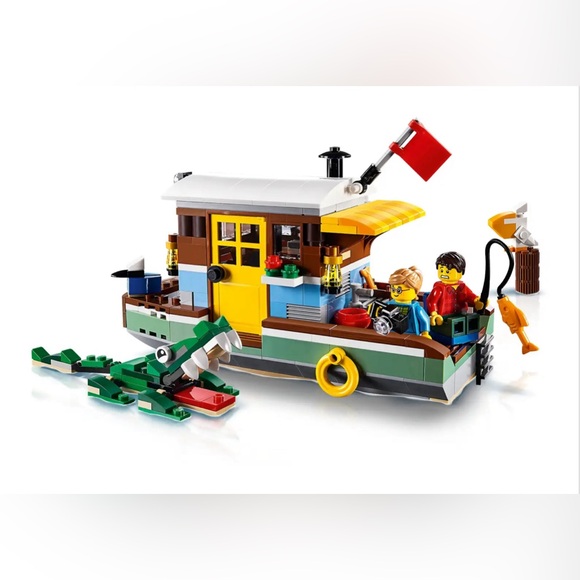 NWT *Retired Set* 2019 LEGO CREATOR: Riverside Houseboat (31093) - Picture 3 of 7